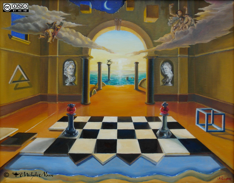 Giochi d'amore quadro surrealista