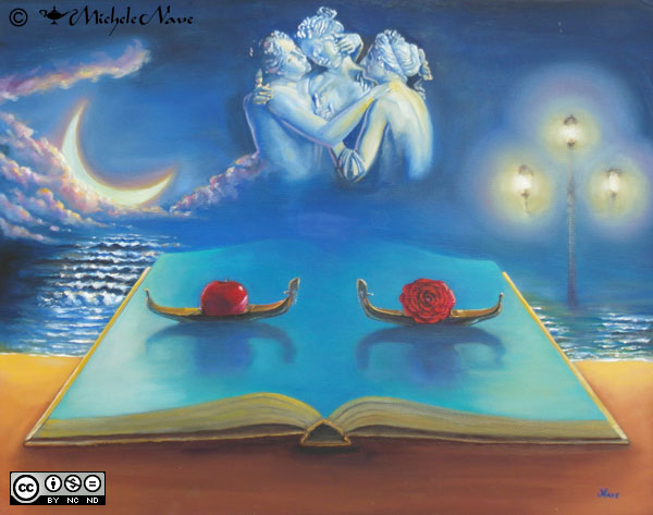 Racconti d'amore quadro surrealista