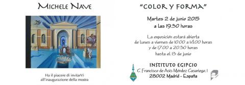 COLOR Y FORMA mostra di Michele Nave a Madrid