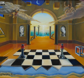 Giochi d'amore quadro surrealista