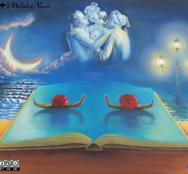 Racconti d'amore quadro surrealista